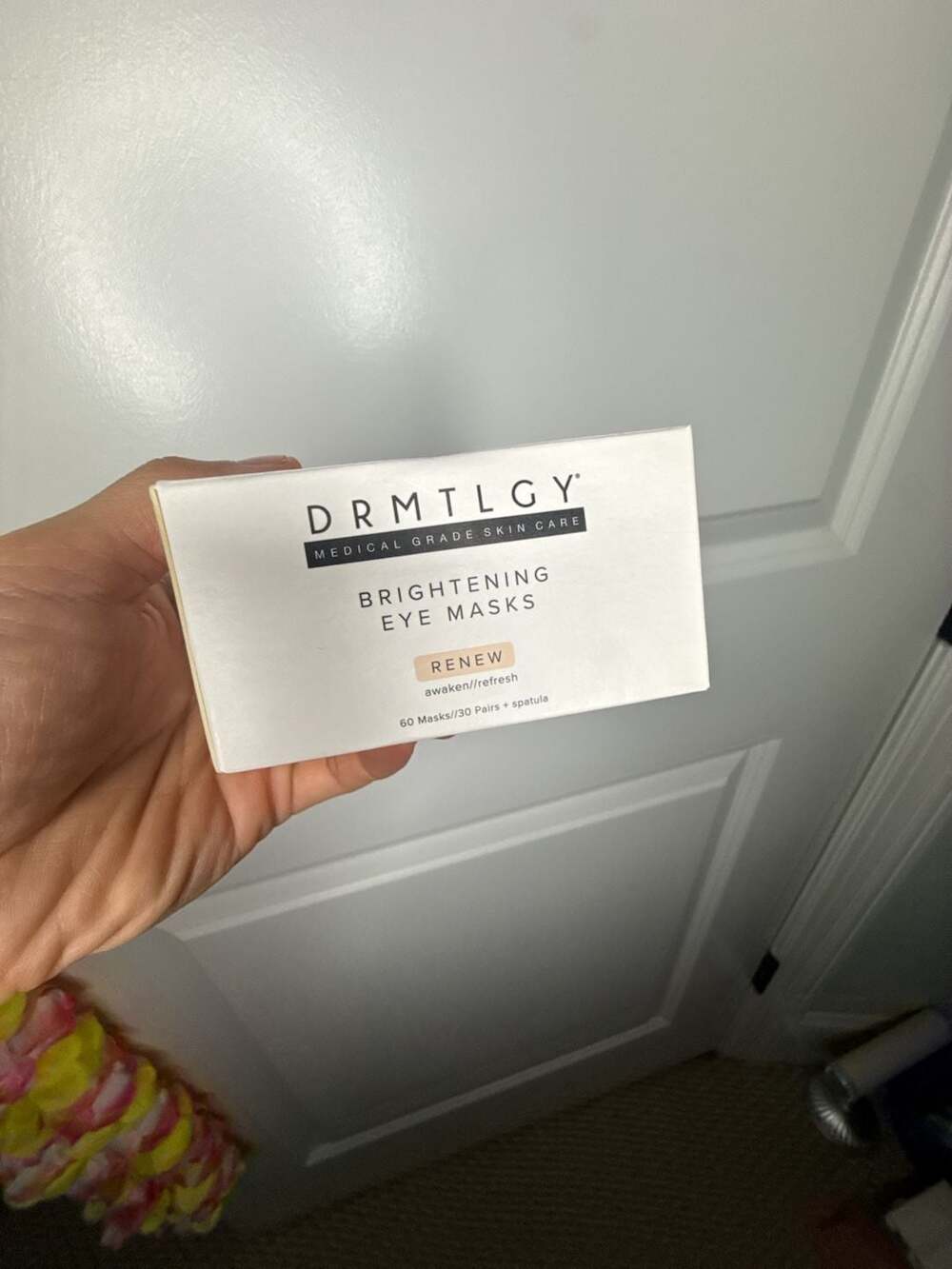 DRMTLGY Brightening Eye Masks Renew 60 Masks 30 Pairs + Spatula